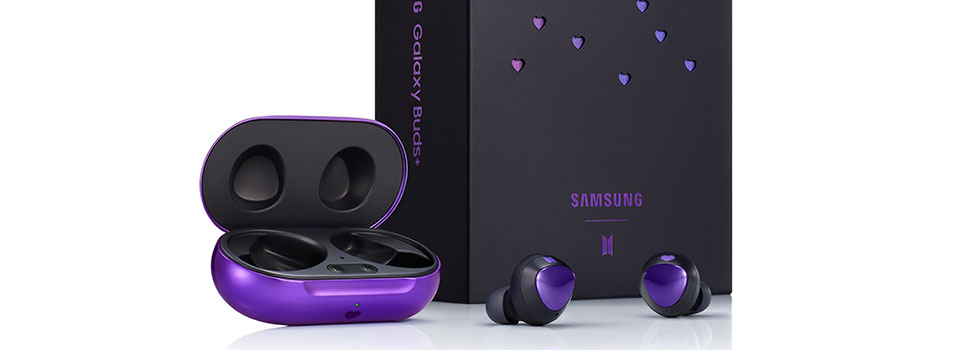 The Samsung Galaxy Buds+ BTS Edition will be available