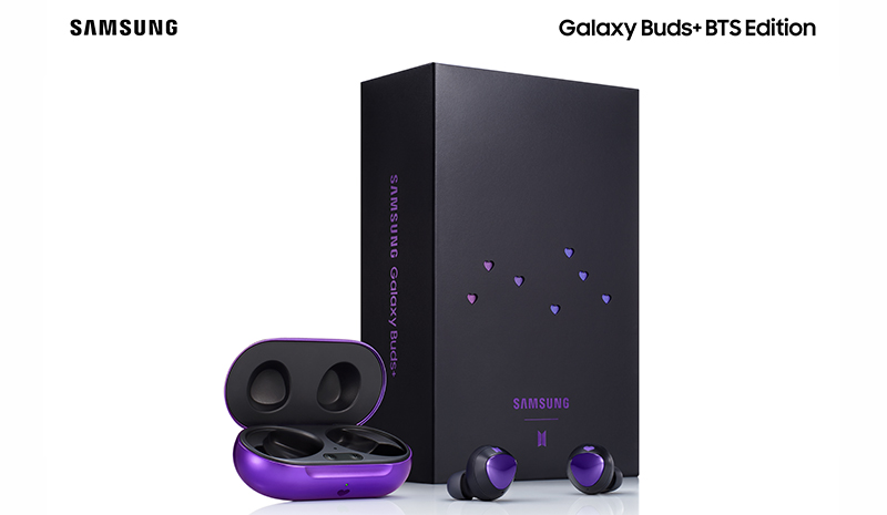 The Samsung Galaxy Buds+ BTS Edition will be available