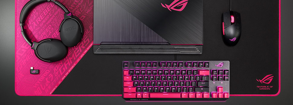 ROG Electro Punk Gaming Gear Now Available