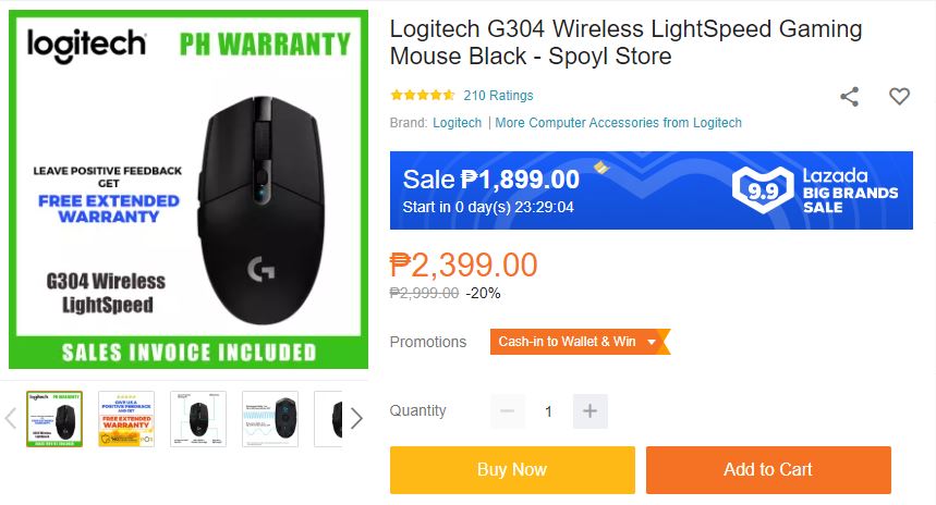 Lazada 9.9 sale