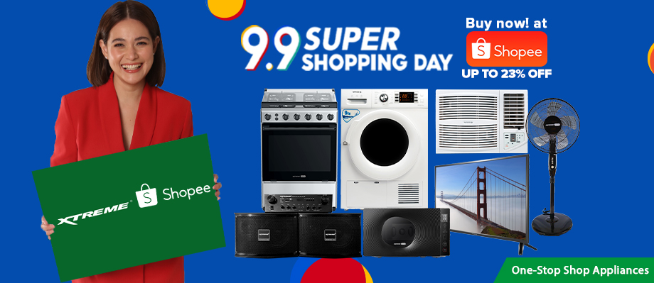 Price Drop up to 23% on Xtreme Appliances 9.9 Shopee Sale