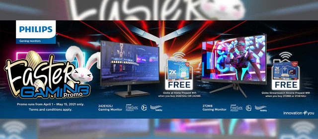 PROMO ALERT | Philips Gaming Monitors partners up with Globe, Launches Easter Gaming Promo