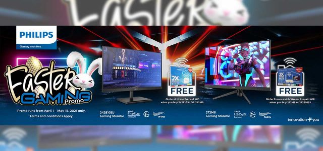 PROMO ALERT | Philips Gaming Monitors partners up with Globe, Launches Easter Gaming Promo