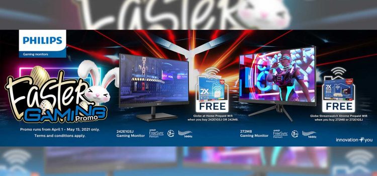 PROMO ALERT | Philips Gaming Monitors partners up with Globe, Launches Easter Gaming Promo