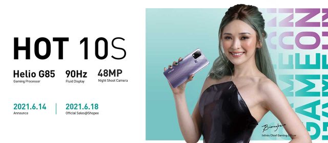 The Infinix Hot 10S Is Now Available On Shopee