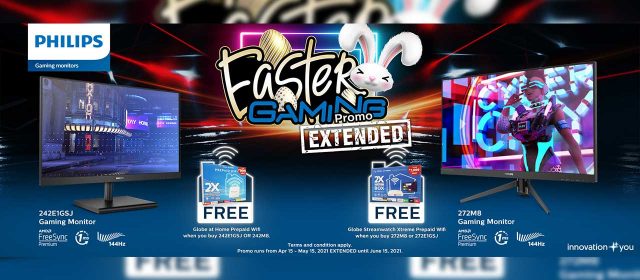 Philips Gaming Monitors Easter Promo           Extended Until June 15!