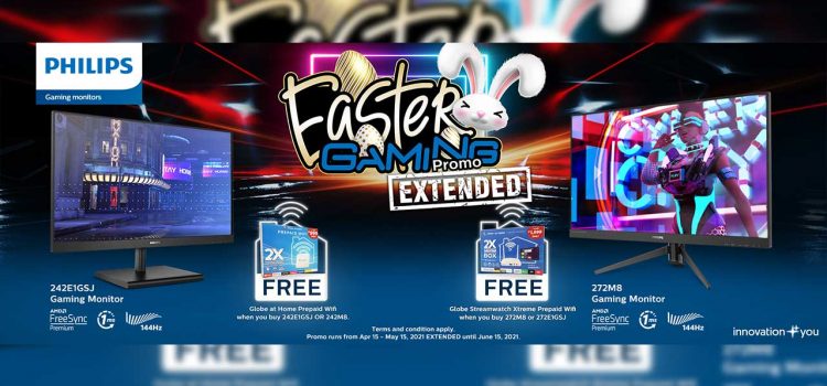 Philips Gaming Monitors Easter Promo           Extended Until June 15!