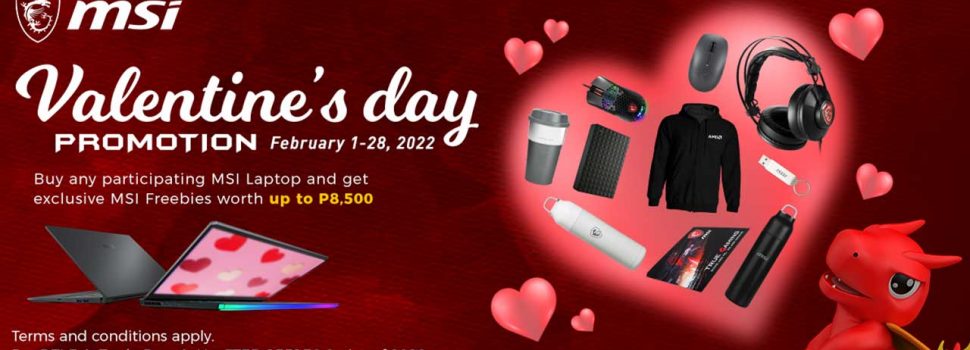 Share the love this February with the MSI Valentines Bundle Giveaways