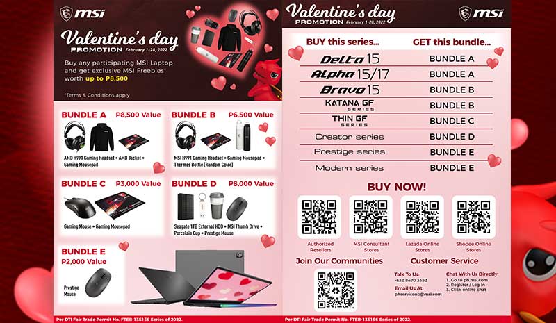 msi valentines bundle