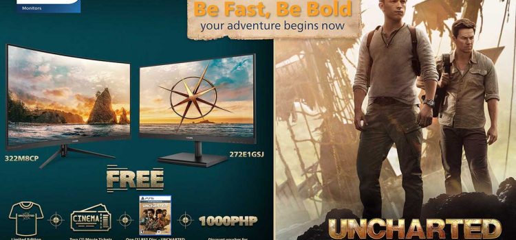 Philips Monitors Lets You Watch and Play Uncharted with Thrilling Promo