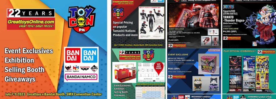 TOYCON 2023 will feature GreattoysOnline.com offerings