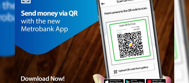 Metrobank App now has QR scanning