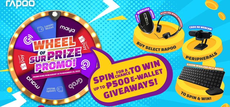 Spin And Win With Rapoo’s Wheel of SurPrize