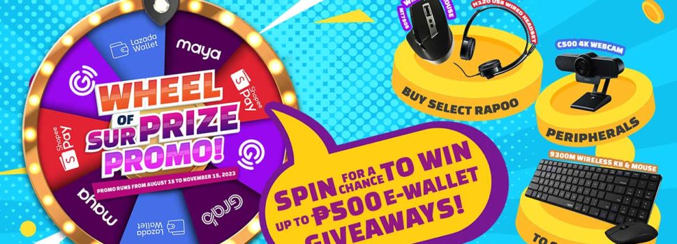 Spin And Win With Rapoo’s Wheel of SurPrize