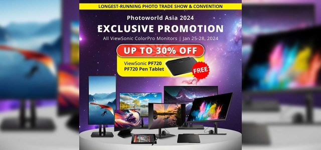 ViewSonic ColorPro Monitors at Photoworld Asia 2024