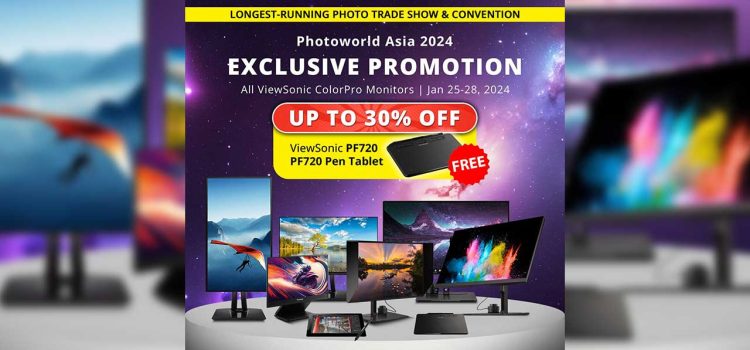 ViewSonic ColorPro Monitors at Photoworld Asia 2024