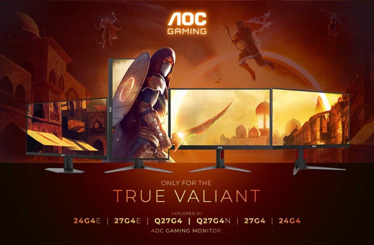 Get An Immersive Edge With The AOC Gaming G4 Series Gaming Monitors
