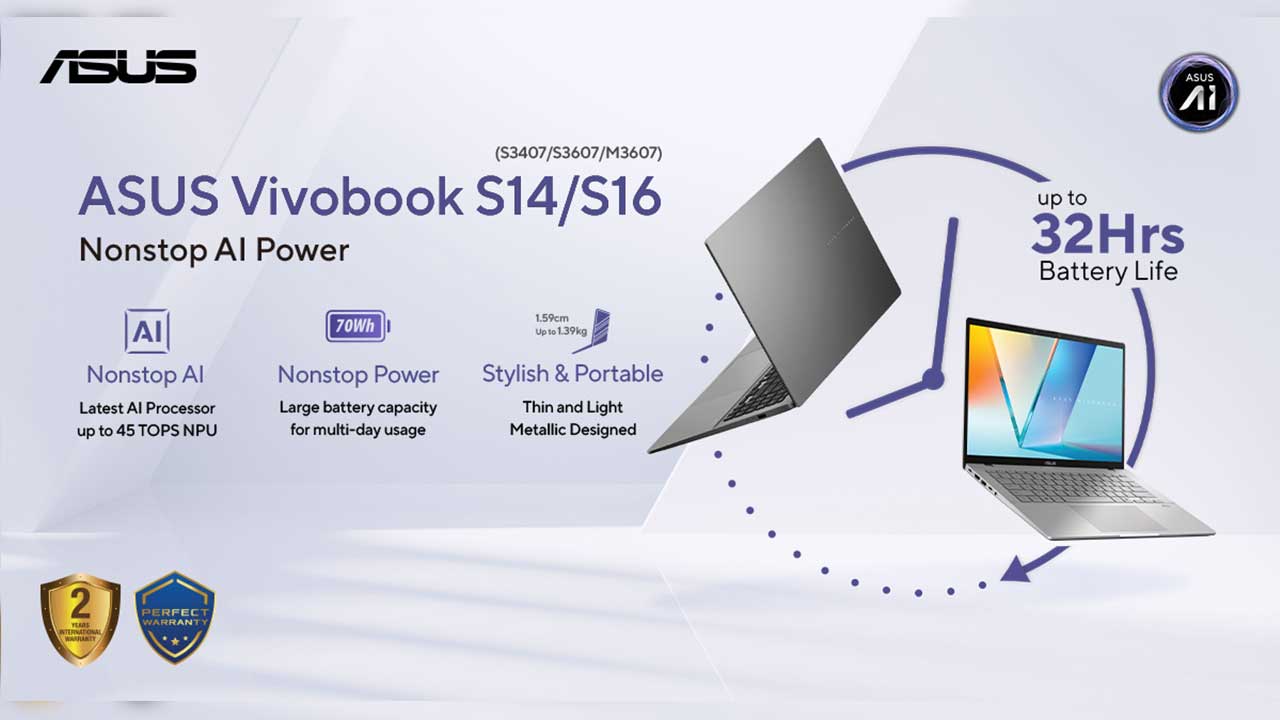 2025 ASUS Vivobook S Series AI Laptops Now Available in PH