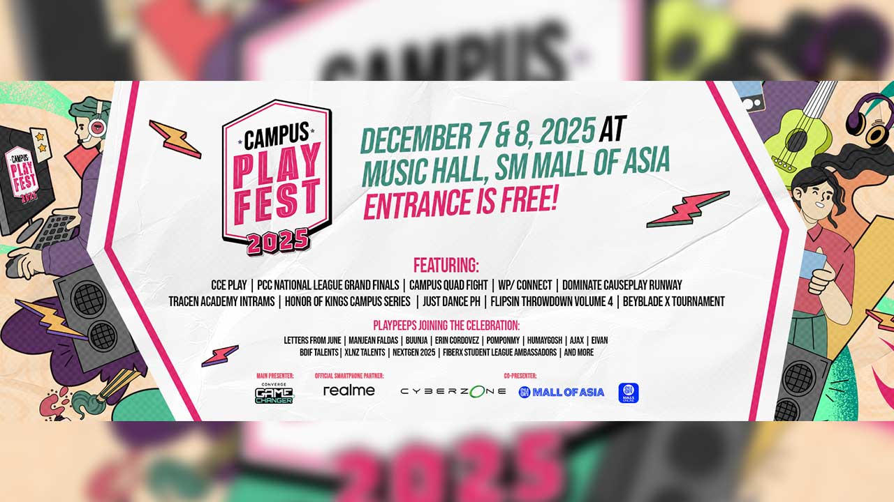 Campus Playfest 2025 Happens This Weekend at SM MOA