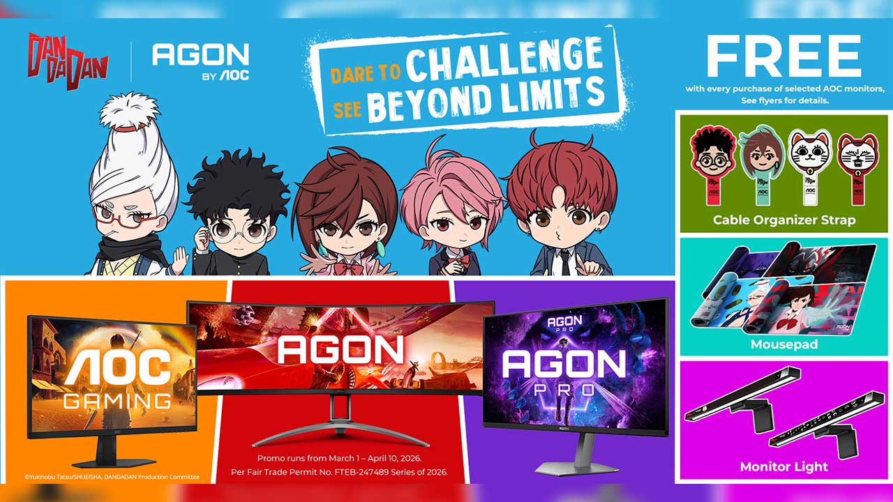 DAN DA DAN collabs with AGON by AOC