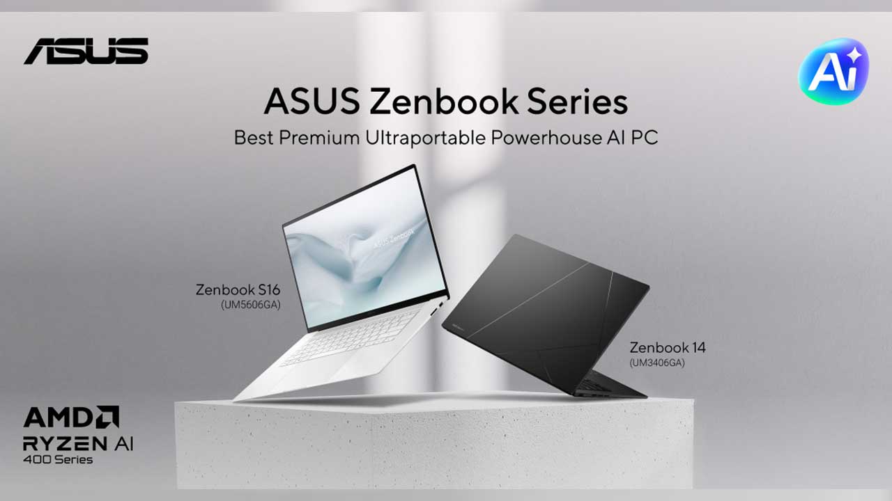 ASUS Launches AMD-powered Zenbook Series