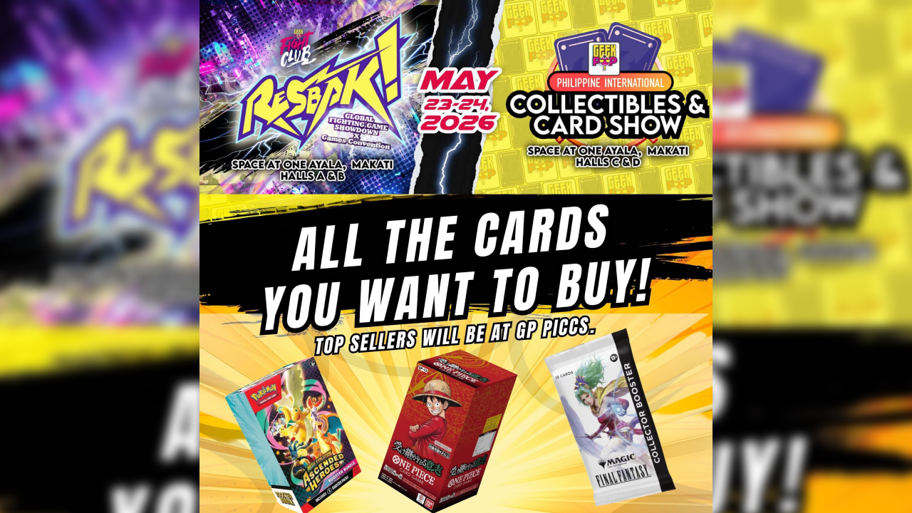 Geek+Pop Is Bringing Cards, Fight Sticks, and Good Times to Makati This May