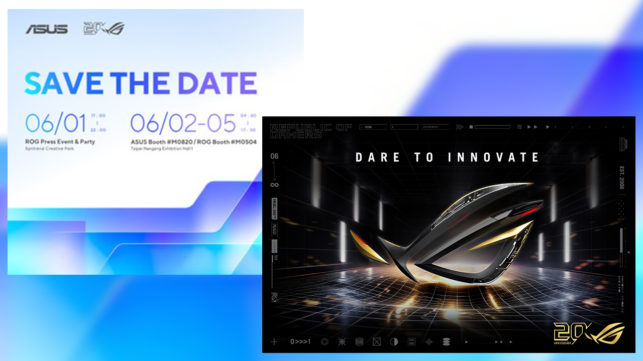 ASUS and Republic of Gamers to Showcase Next-Gen AI and 20 Years of Gaming Innovation at Computex 2026